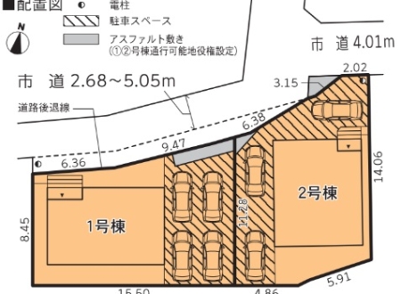 三島市大場第1　新築分譲住宅　全2棟